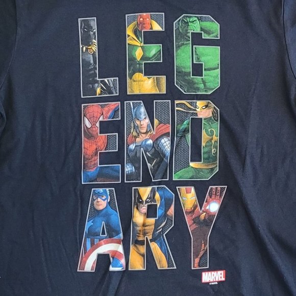 KIDS - MARVEL LEGENDARY T-SHIRT - Spider-Man, Thor, Iron, Hulk, Wolverine - Picture 2 of 7